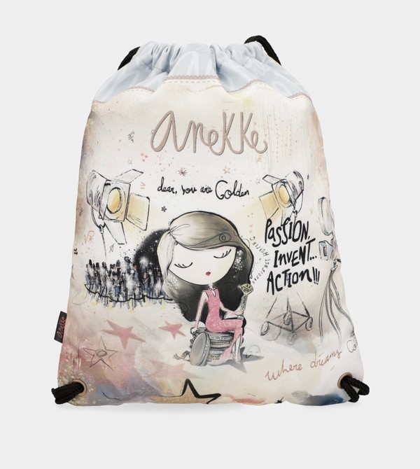 Anekke Hollywood Fabric Drawstring Rucksäcke | 7853-USJKQ