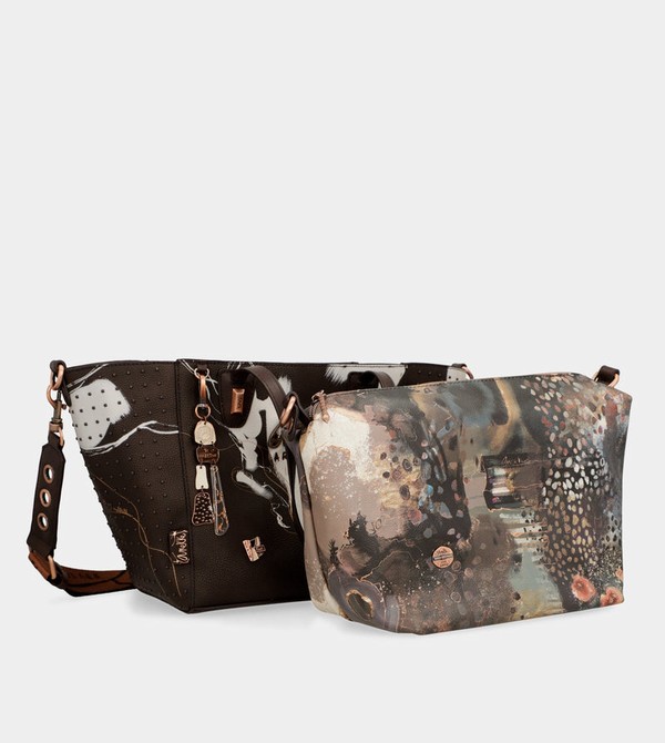 Anekke Large Brown Shopper Nature Shodō Tragetaschen | 2694-OKNVZ