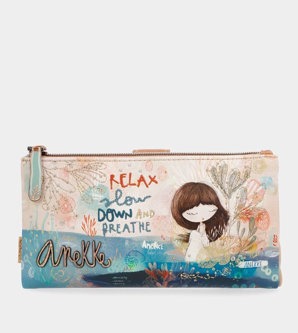 Anekke Mediterranean Large Flexible Fabric Geldbörse | 5936-DCGZE