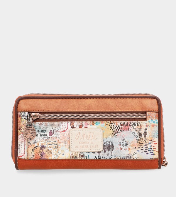 Anekke Menire Large Rfid Embossed Geldbörse | 9481-GQCNI