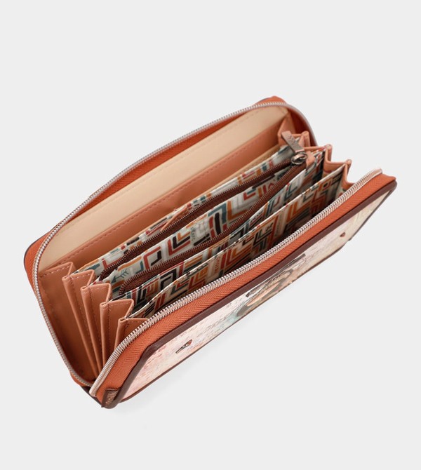 Anekke Menire Large Rfid Embossed Geldbörse | 9481-GQCNI