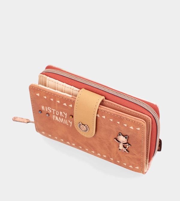 Anekke Menire Medium Rfid Embossed Geldbörse | 8634-BQURG