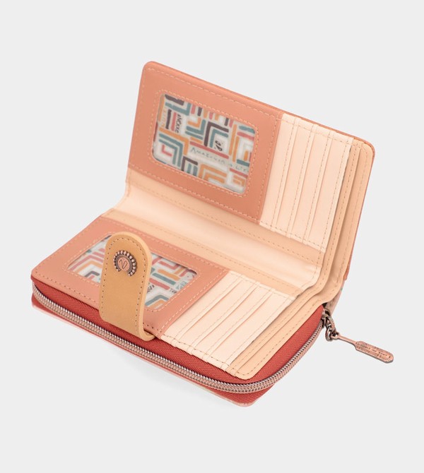 Anekke Menire Medium Rfid Embossed Geldbörse | 8634-BQURG