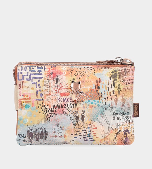 Anekke Menire Triple Compartment Coin Geldbörse | 1645-RDZBY