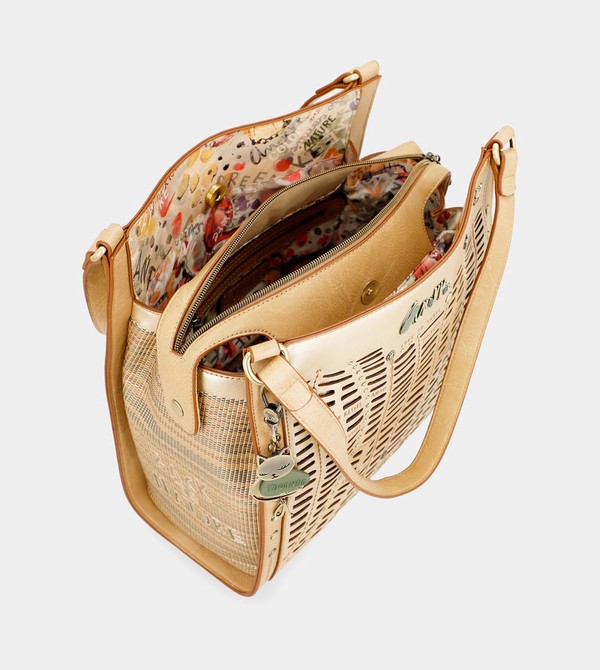 Anekke Nature Pachamama Golden Schultertasche | 6078-SIWKM