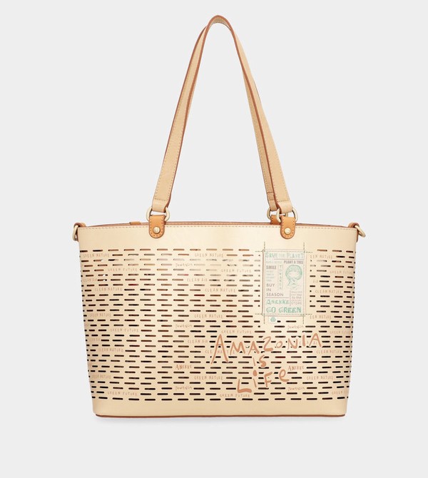 Anekke Nature Pachamama Large Golden Umhängetasche | 5780-JYOUC