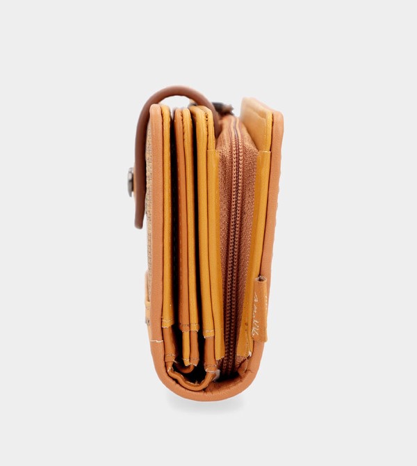 Anekke Nature Pachamama Medium Rfid Ochre Ocher Geldbörse | 3294-SNJKO