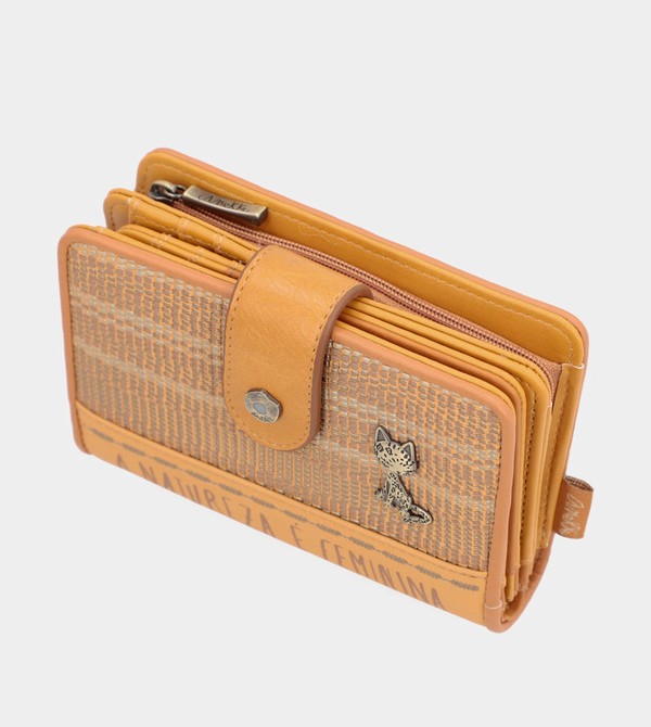 Anekke Nature Pachamama Medium Rfid Ochre Ocher Geldbörse | 3294-SNJKO