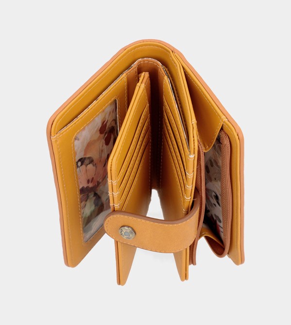 Anekke Nature Pachamama Medium Rfid Ochre Ocher Geldbörse | 3294-SNJKO