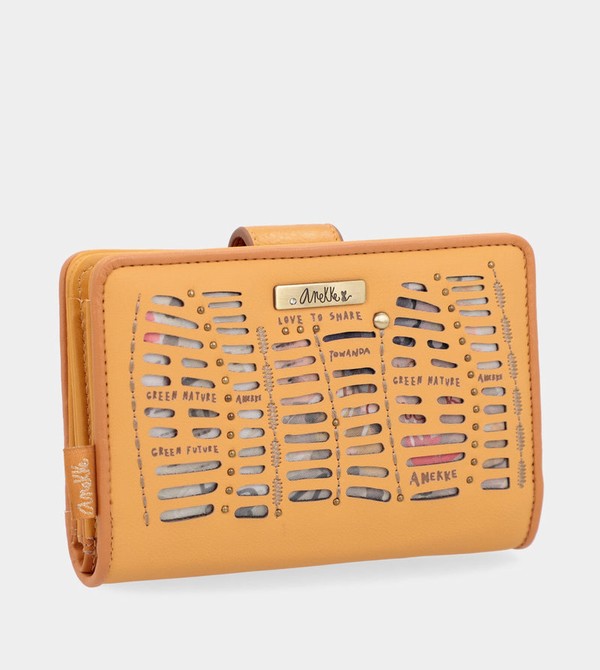 Anekke Nature Pachamama Medium Rfid Ochre Ocher Geldbörse | 3294-SNJKO