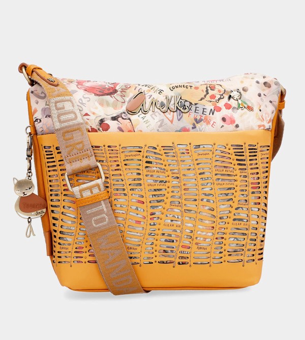 Anekke Nature Pachamama Ochre Large Messenger Umhängetasche | 5628-EYOFC