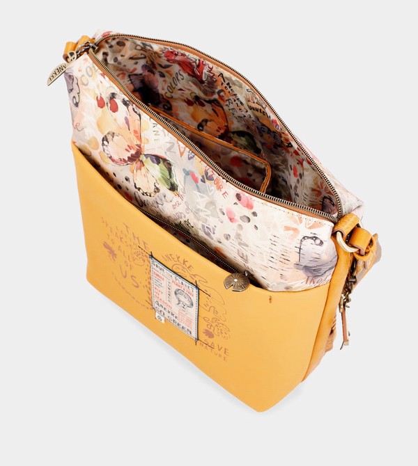 Anekke Nature Pachamama Ochre Large Messenger Umhängetasche | 5628-EYOFC