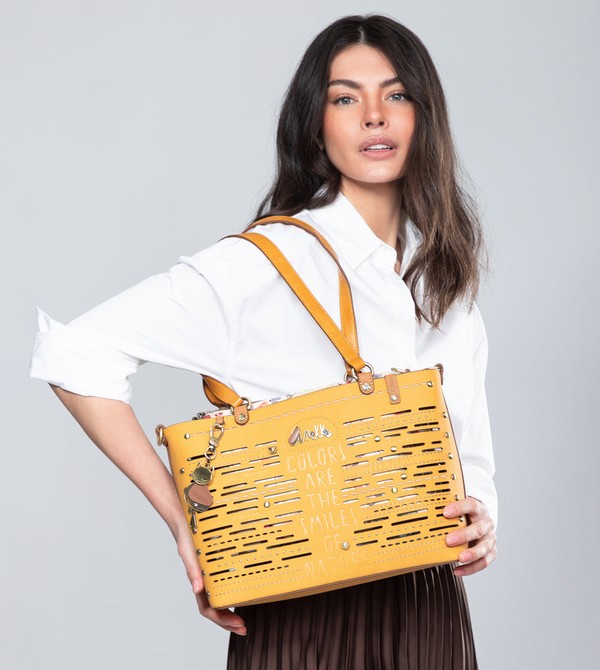 Anekke Nature Pachamama Ochre Large Umhängetasche | 2716-ANPSU