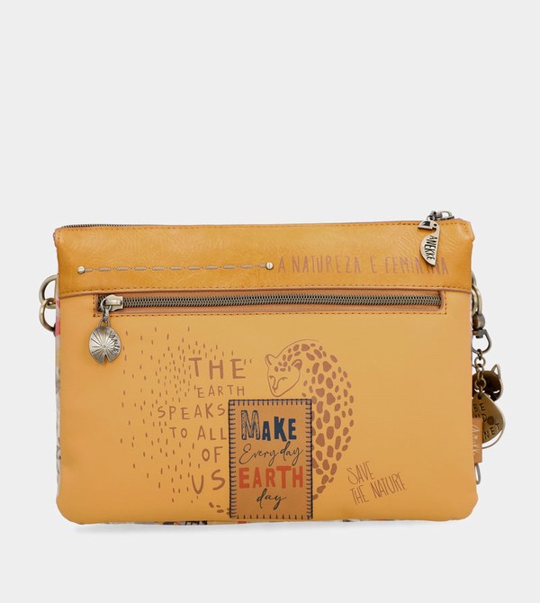 Anekke Nature Pachamama Ochre With Two Compartments Umhängetasche | 7894-OPCUW