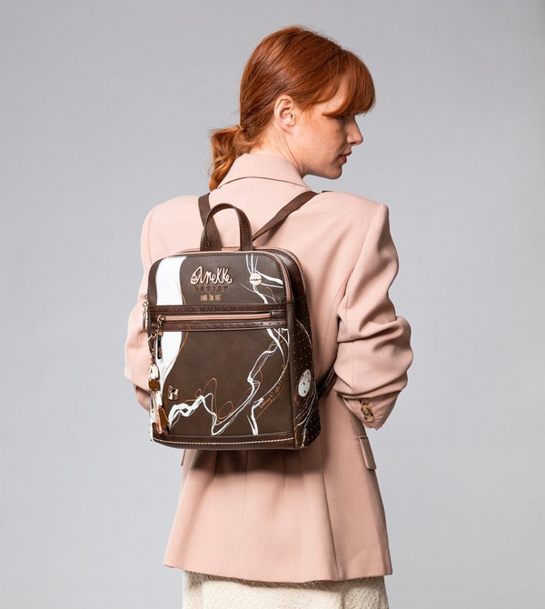 Anekke Nature Shodō 2 Compartment Brown Rucksäcke | 9721-GLYXJ