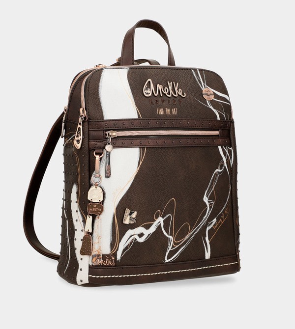 Anekke Nature Shodō 2 Compartment Brown Rucksäcke | 9721-GLYXJ