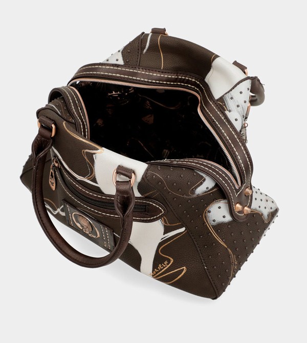 Anekke Nature Shodō Brown 2-handle Handtasche | 8416-HGKVL