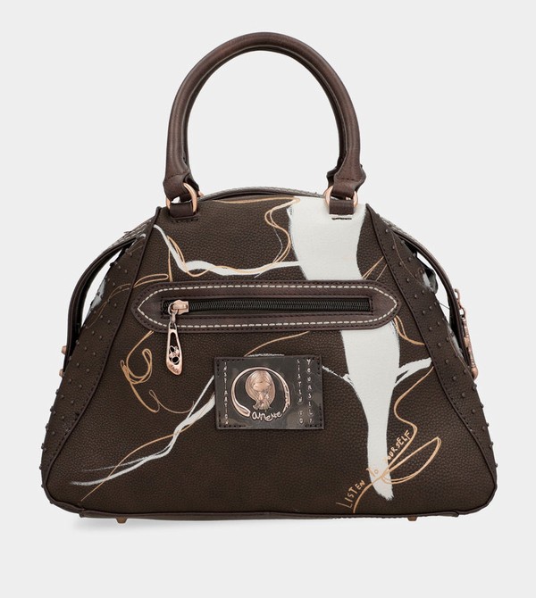 Anekke Nature Shodō Brown 2-handle Umhängetasche | 9140-ZUYBS