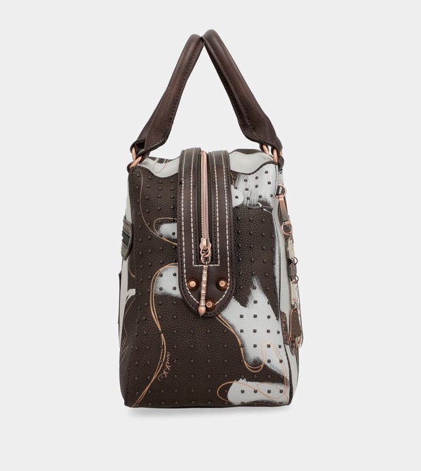 Anekke Nature Shodō Brown 2-handle Umhängetasche | 9140-ZUYBS