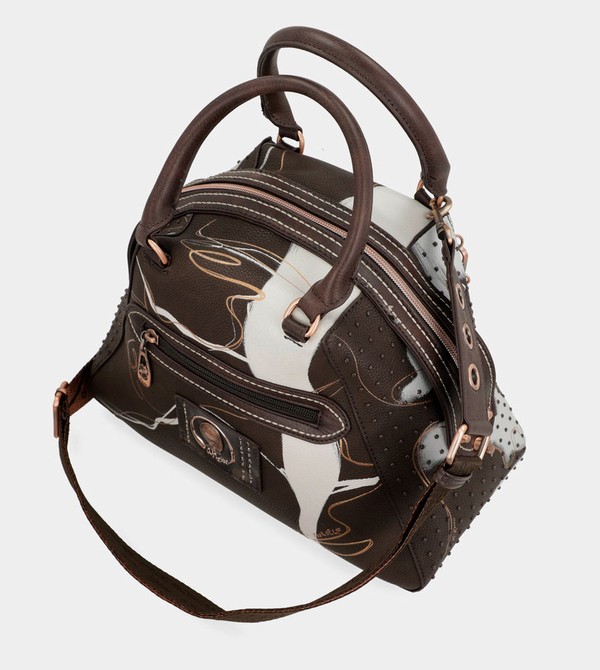 Anekke Nature Shodō Brown 2-handle Umhängetasche | 9140-ZUYBS
