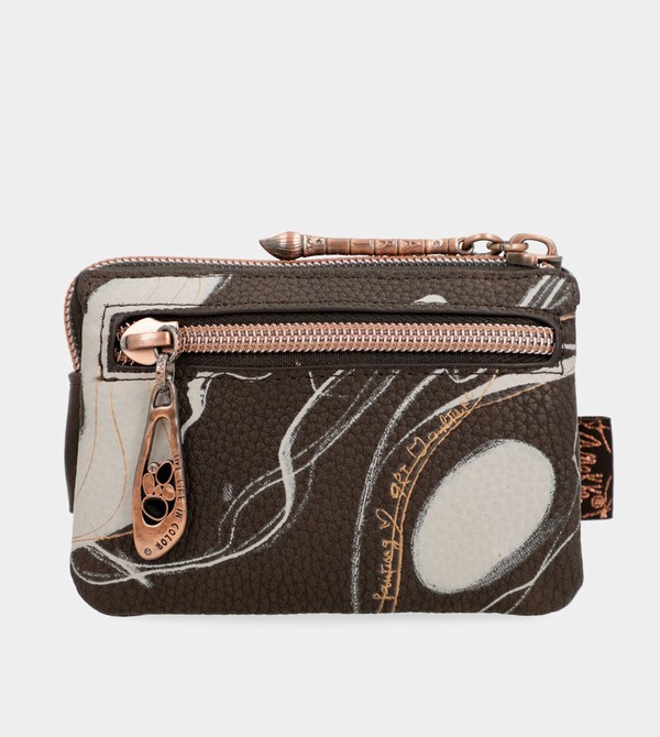 Anekke Nature Shodō Brown 3 Compartment Geldbörse | 0275-PYJUB