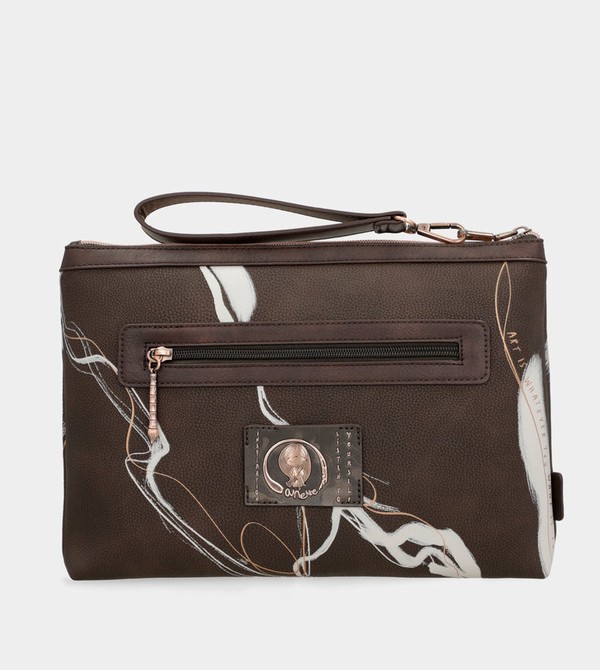 Anekke Nature Shodō Brown Clutch Handtasche | 5241-GRLWV