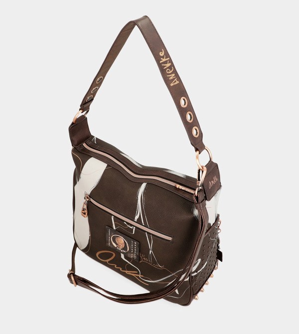 Anekke Nature Shodō Brown Umhängetasche | 1609-JWSXC