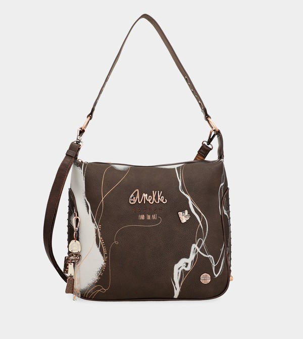 Anekke Nature Shodō Brown Umhängetasche | 1609-JWSXC