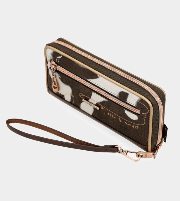 Anekke Nature Shodō Large Brown Rfid Geldbörse | 7108-VDISE