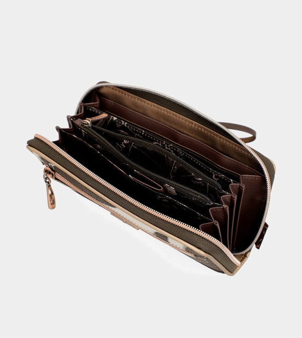 Anekke Nature Shodō Large Brown Rfid Geldbörse | 7108-VDISE