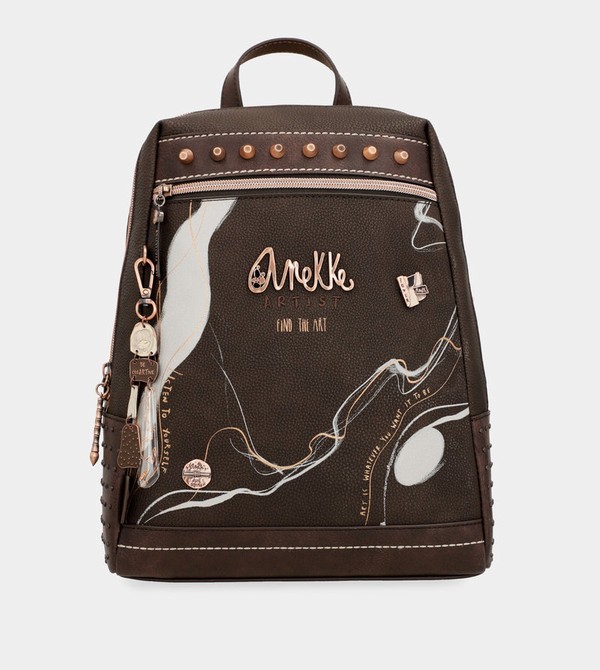 Anekke Nature Shodō Large Brown Rucksäcke | 7813-GYMQT