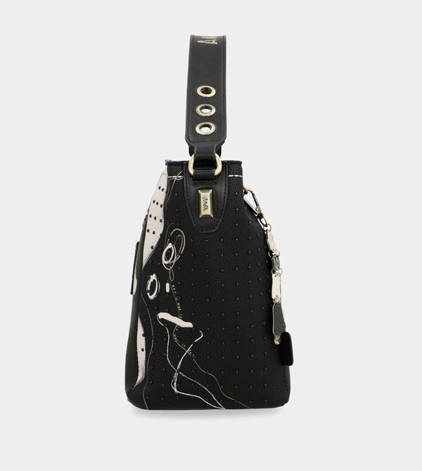 Anekke Nature Shodō Medium Black Umhängetasche | 6851-VMNUY