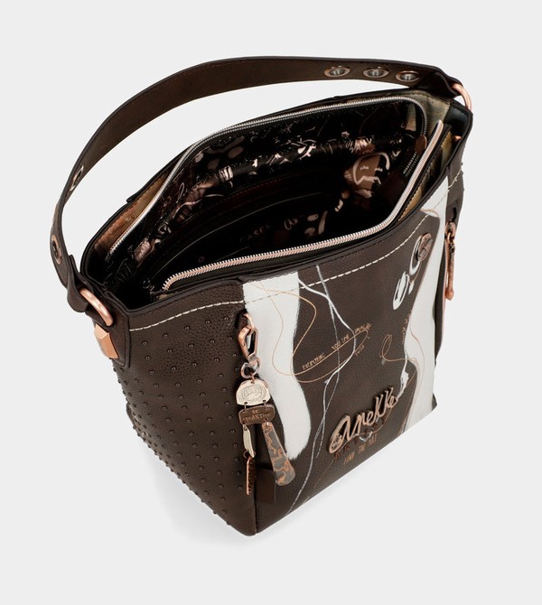 Anekke Nature Shodō Medium Brown Handtasche | 0251-LWAFT