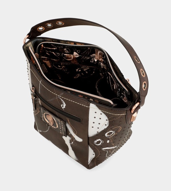 Anekke Nature Shodō Medium Brown Umhängetasche | 1483-CDVTA