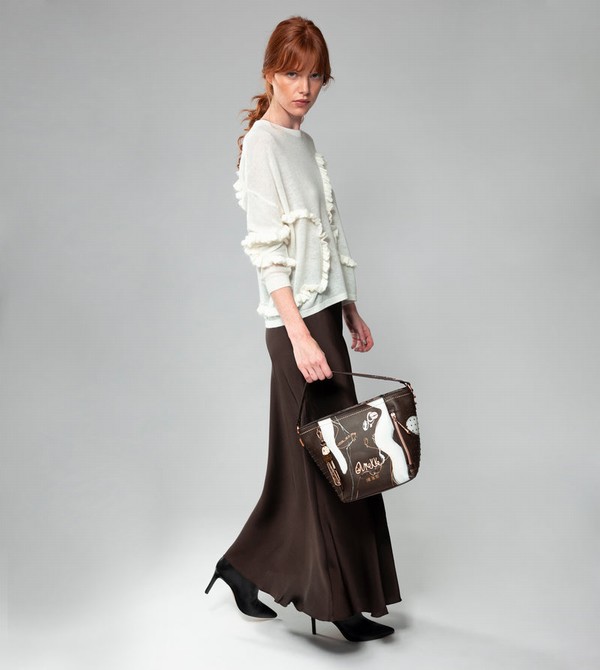Anekke Nature Shodō Medium Brown Umhängetasche | 1483-CDVTA