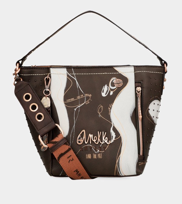 Anekke Nature Shodō Medium Brown Umhängetasche | 1483-CDVTA
