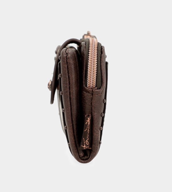 Anekke Nature Shodō Small Brown Rfid Geldbörse | 3592-PDJFG