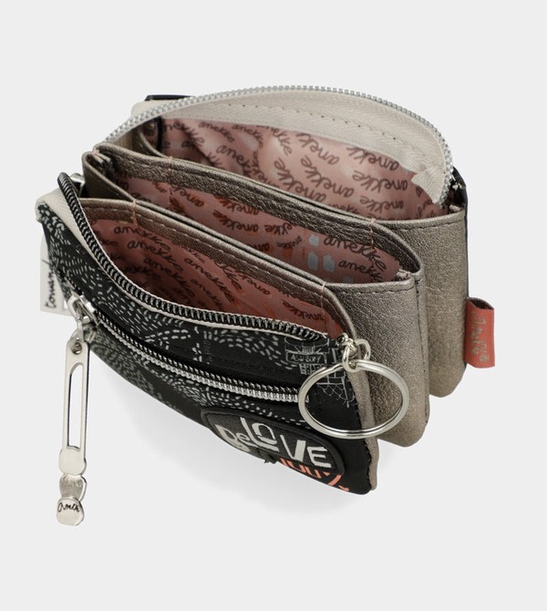 Anekke Nature Sixties Triple-compartment Coin Geldbörse | 2581-RHMPU
