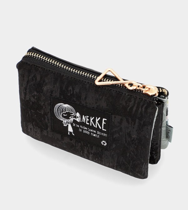 Anekke Nature Woods Triple Compartment Coin Geldbörse | 5801-GZNBX