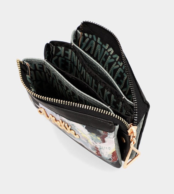 Anekke Nature Woods Triple Compartment Coin Geldbörse | 5801-GZNBX