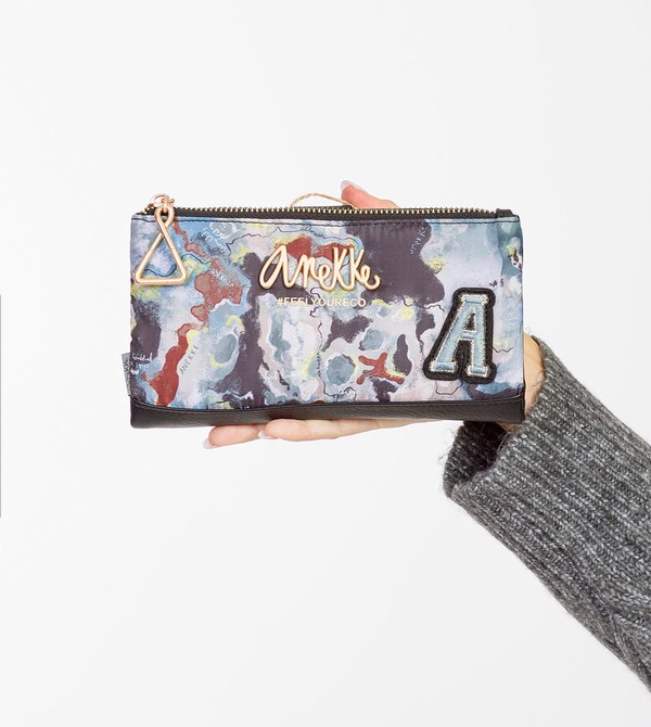 Anekke Nature Woods With Removable Card Holder Geldbörse | 8532-MZPRD