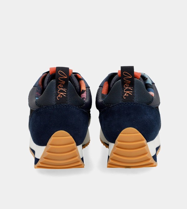 Anekke Navy Blue Palette Patterned Sports Schuhe | 3502-DHVAW