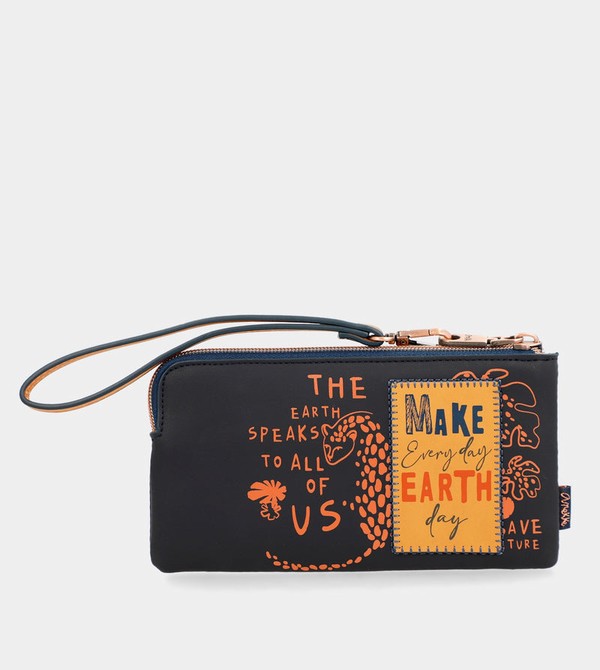 Anekke Navy Blue Rfid Nature Pachamama Geldbörse | 1208-UGRML