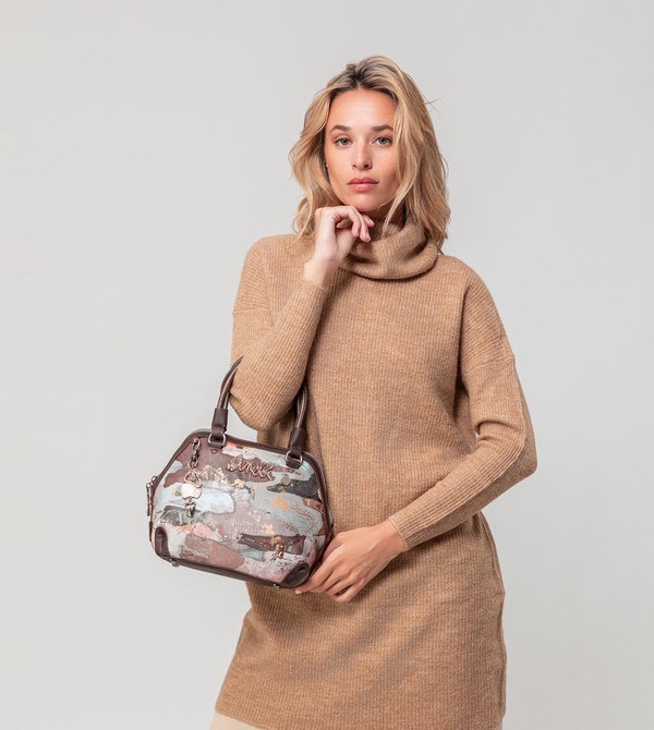 Anekke Outer Short Medium Umhängetasche | 4195-EVPBK