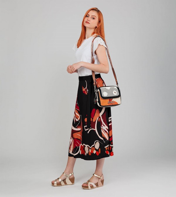 Anekke Oval Flap Alma Umhängetasche | 7956-BZQSJ