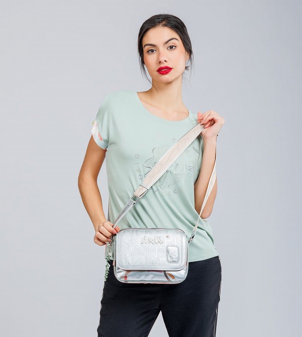 Anekke Oval Flap Alma Umhängetasche | 8231-TGJBL