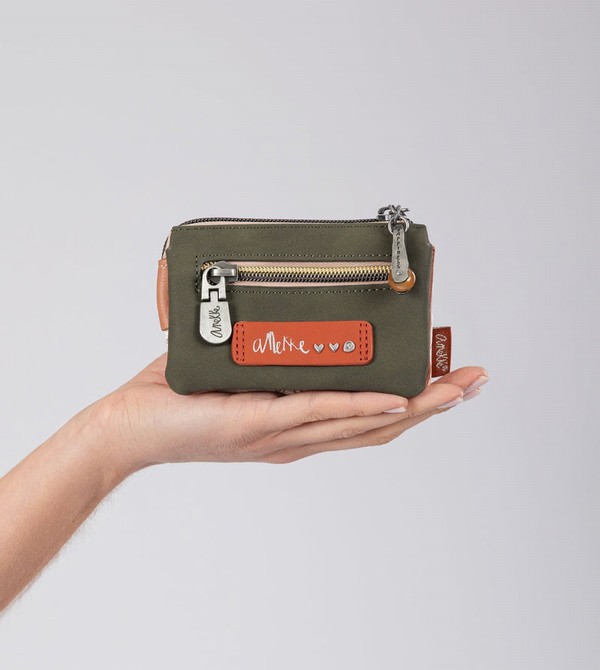 Anekke Peace & Love Camel 3-compartment Coin Geldbörse | 5261-GIBMO