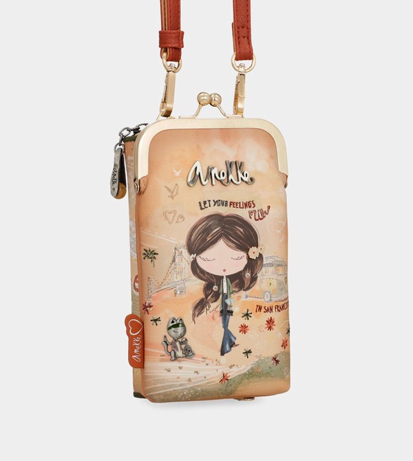 Anekke Peace & Love Camel 3-in-1 Rfid Umhängetasche | 7261-UKSCA