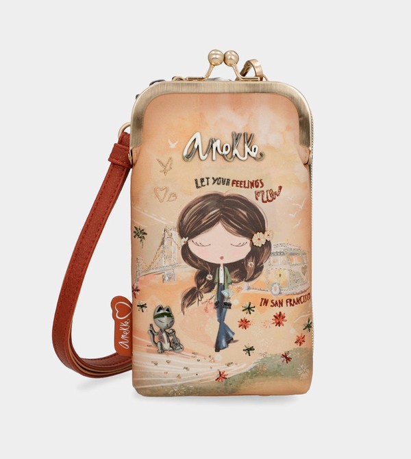 Anekke Peace & Love Camel 3-in-1 Rfid Umhängetasche | 7261-UKSCA