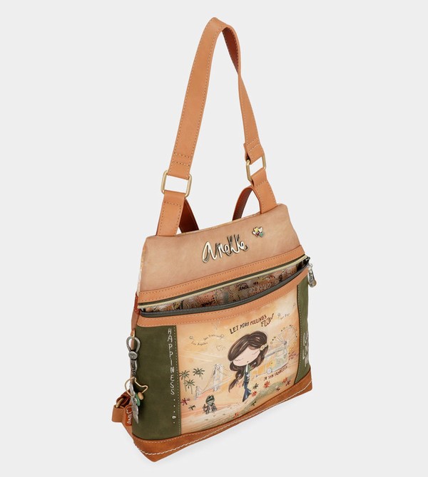 Anekke Peace & Love Camel Anti-theft Rucksäcke | 3510-KNUOE